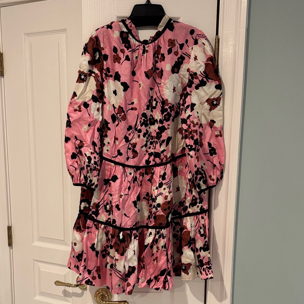 Veronica Beard Pink Floral Dress - Picture 3 of 4